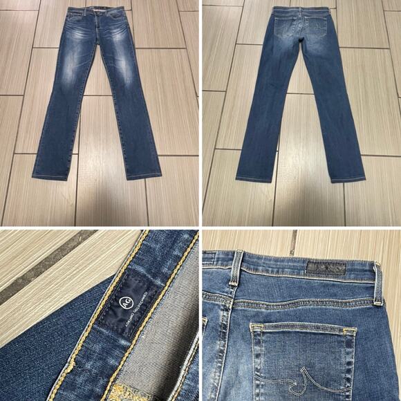 AG Adriano Goldschmied Womens The Harper Essential Straight blue Jeans sz 28R - Picture 1 of 12